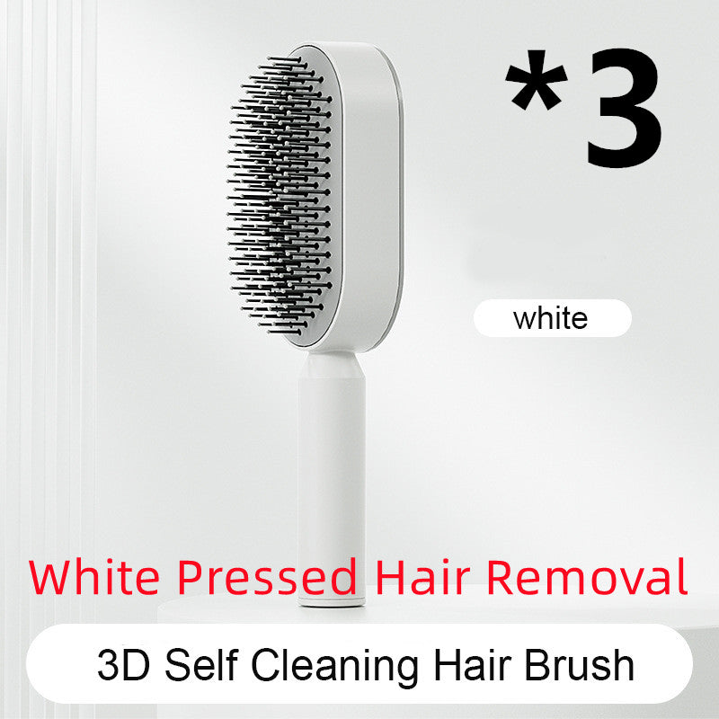 The SilkGlide™ Self-Cleaning Hairbrush