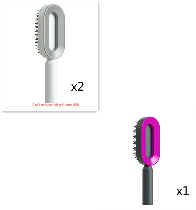 The SilkGlide™ Self-Cleaning Hairbrush