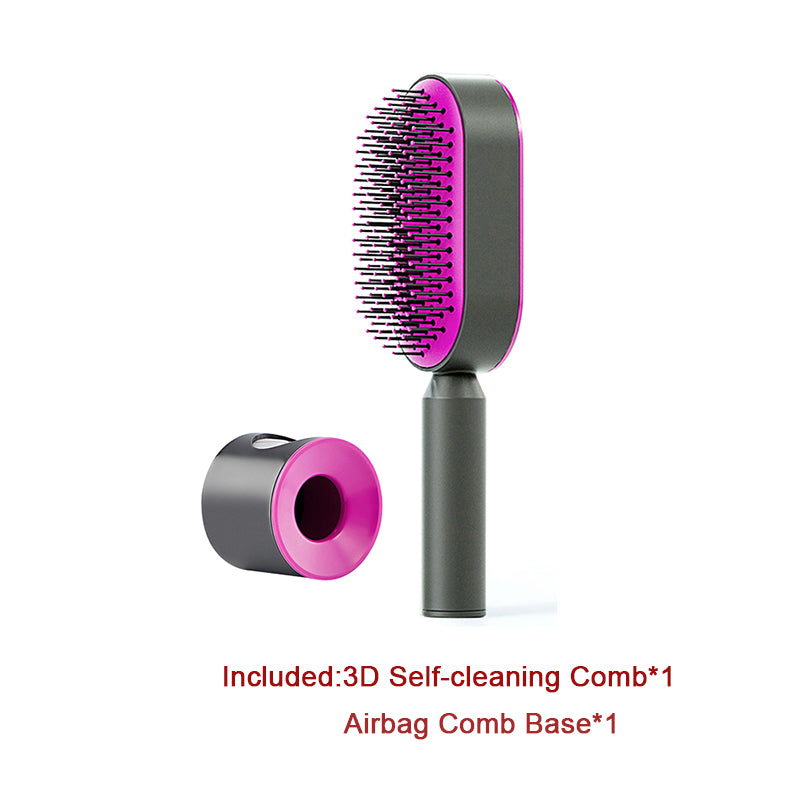 The SilkGlide™ Self-Cleaning Hairbrush