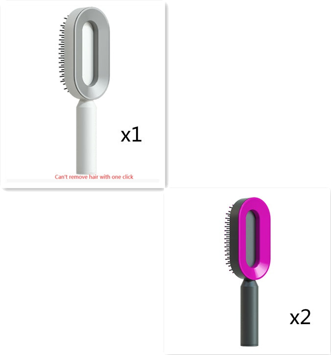 The SilkGlide™ Self-Cleaning Hairbrush