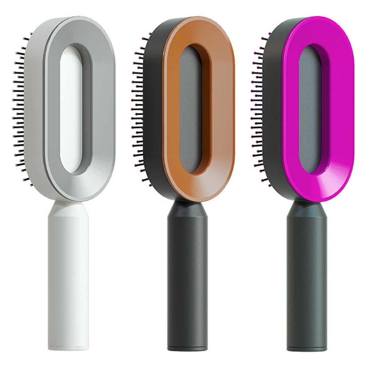 The SilkGlide™ Self-Cleaning Hairbrush