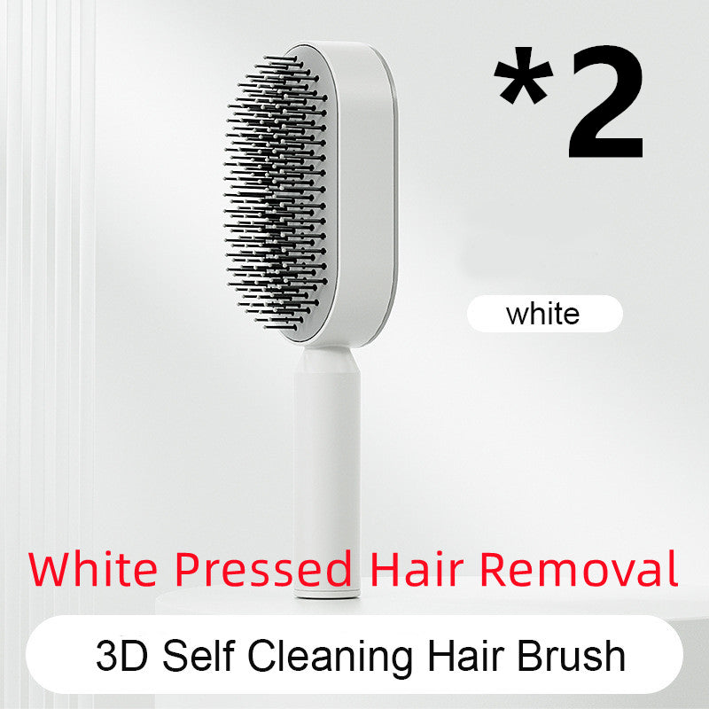 The SilkGlide™ Self-Cleaning Hairbrush