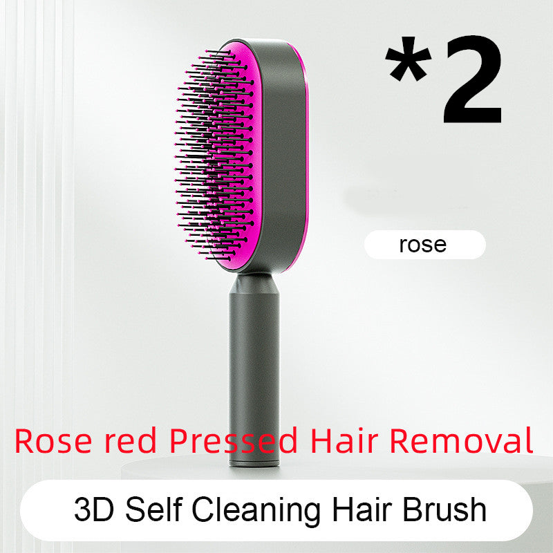The SilkGlide™ Self-Cleaning Hairbrush