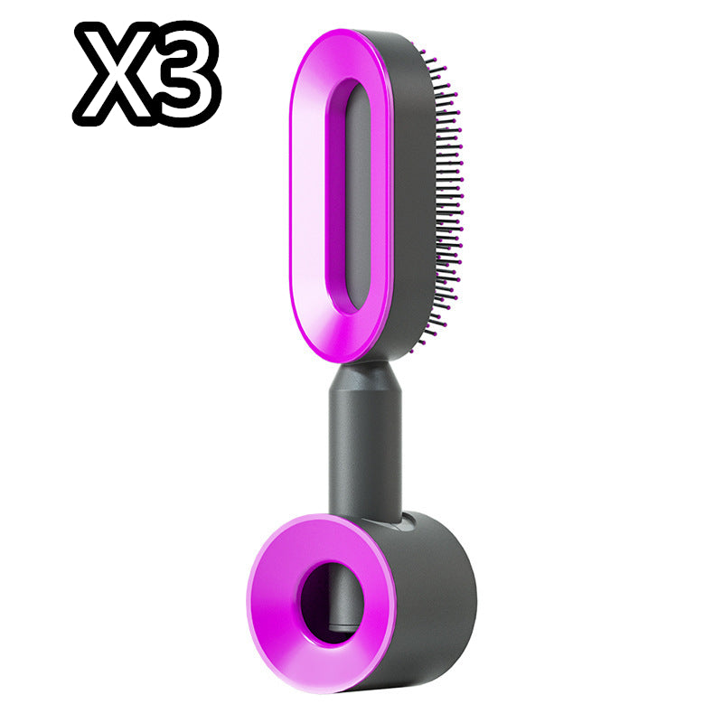 The SilkGlide™ Self-Cleaning Hairbrush