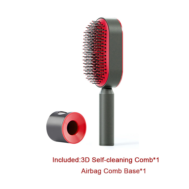 The SilkGlide™ Self-Cleaning Hairbrush