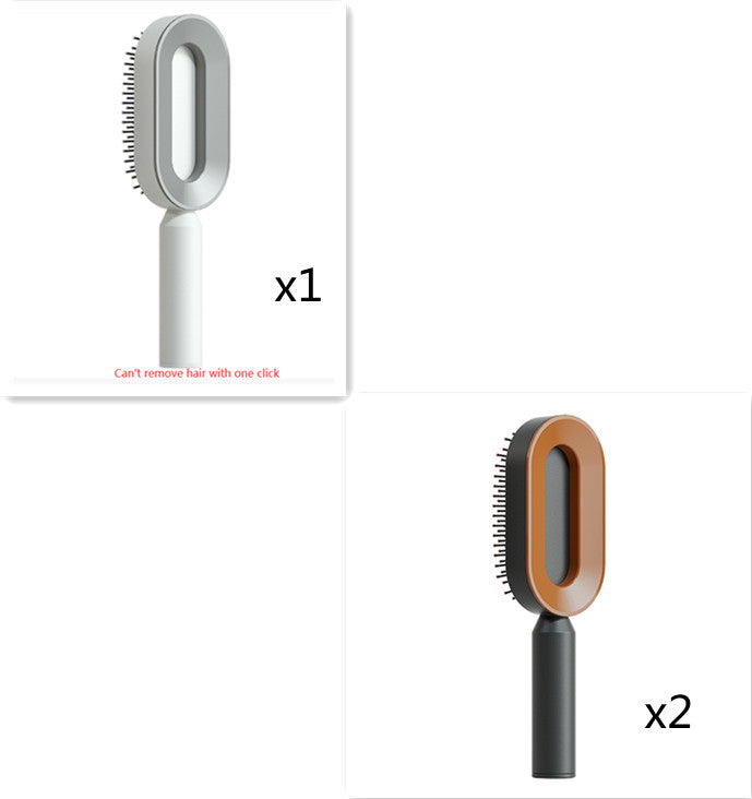 The SilkGlide™ Self-Cleaning Hairbrush