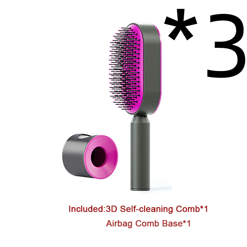 The SilkGlide™ Self-Cleaning Hairbrush