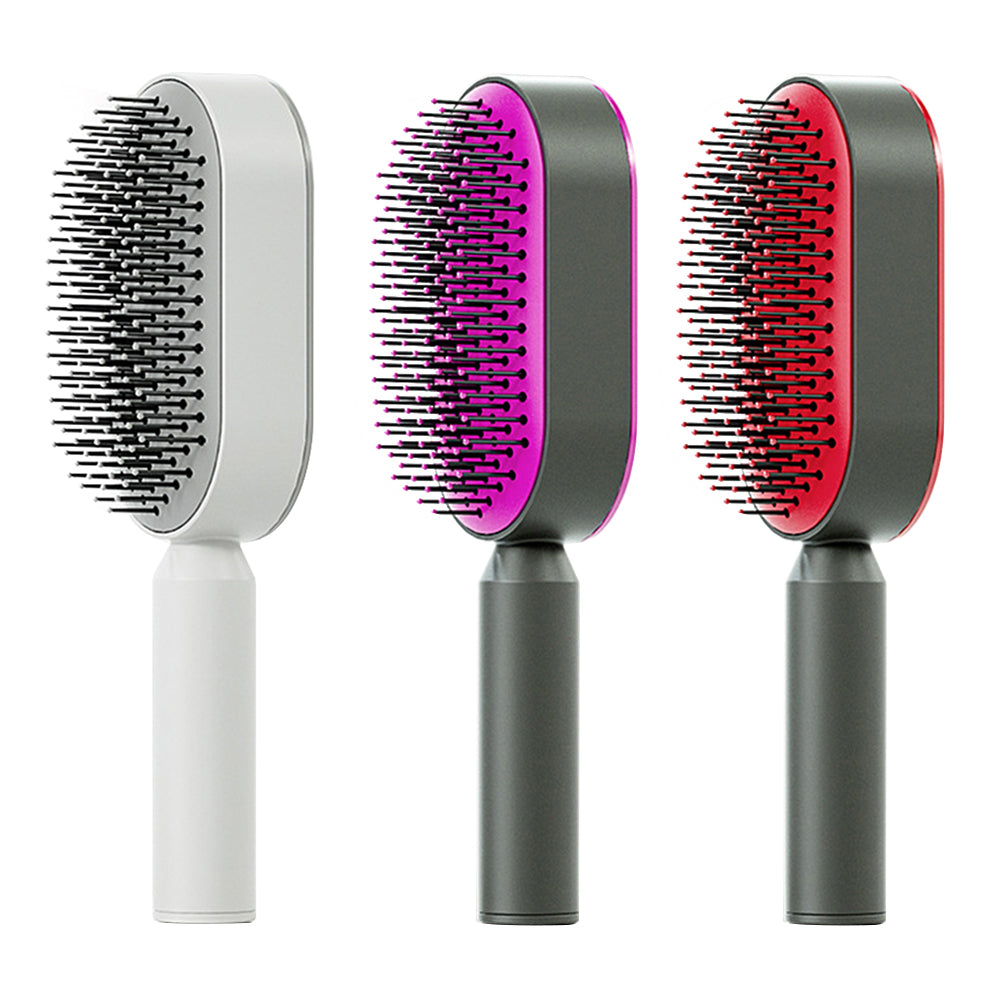 The SilkGlide™ Self-Cleaning Hairbrush