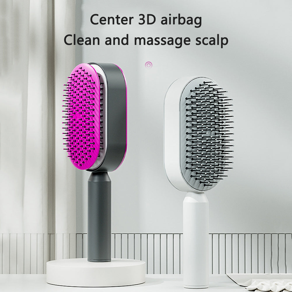 The SilkGlide™ Self-Cleaning Hairbrush