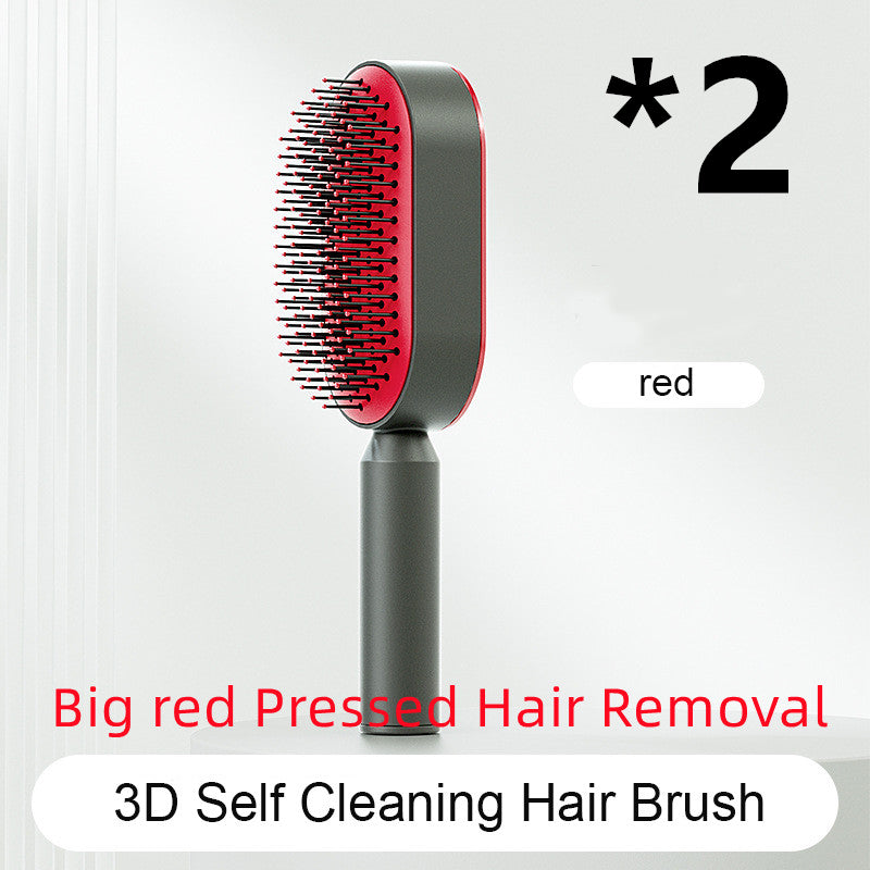 The SilkGlide™ Self-Cleaning Hairbrush