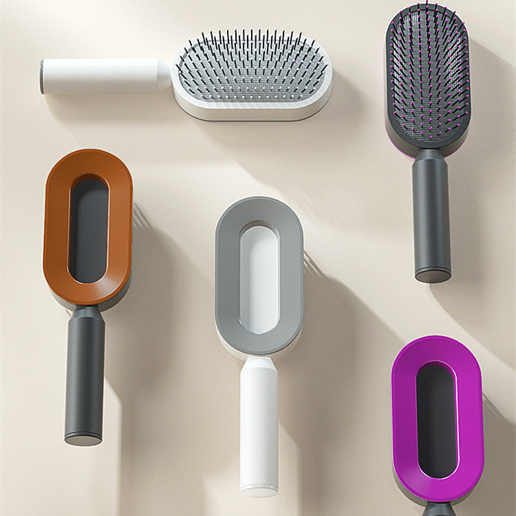 The SilkGlide™ Self-Cleaning Hairbrush