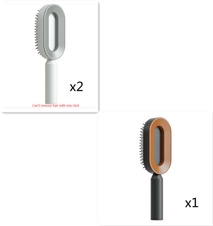 The SilkGlide™ Self-Cleaning Hairbrush