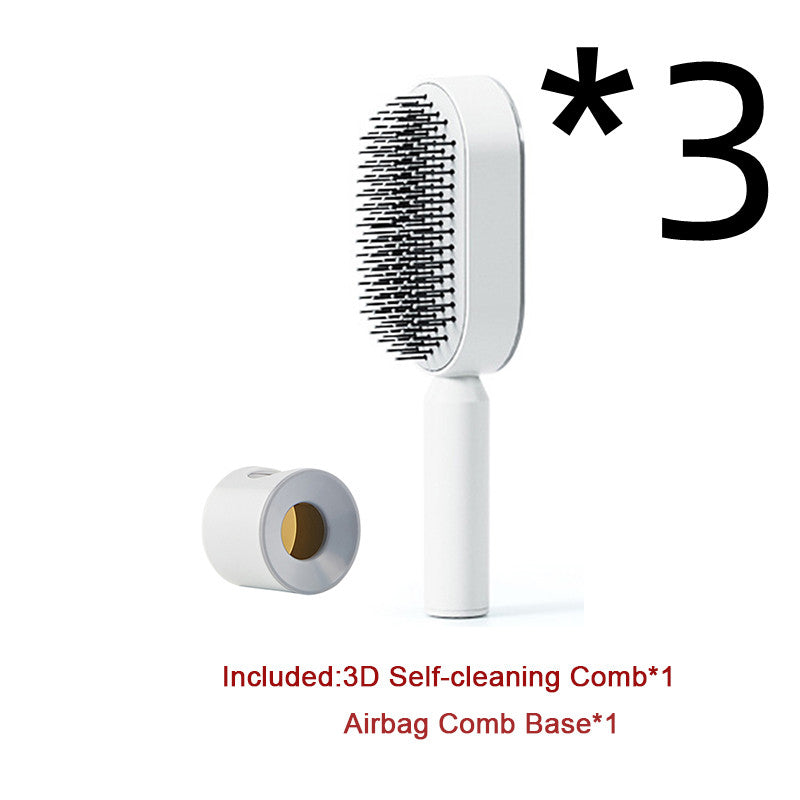 The SilkGlide™ Self-Cleaning Hairbrush