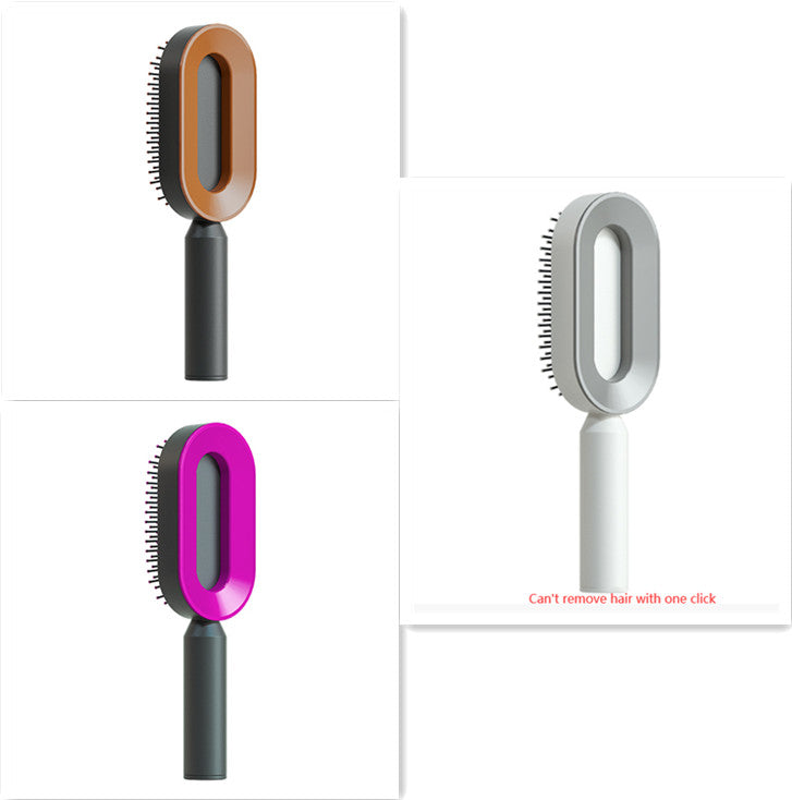 The SilkGlide™ Self-Cleaning Hairbrush