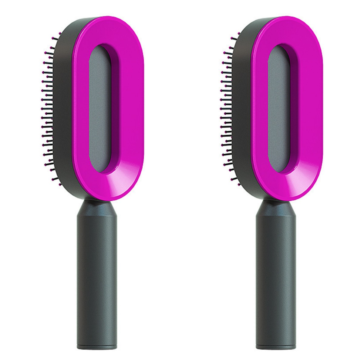 The SilkGlide™ Self-Cleaning Hairbrush