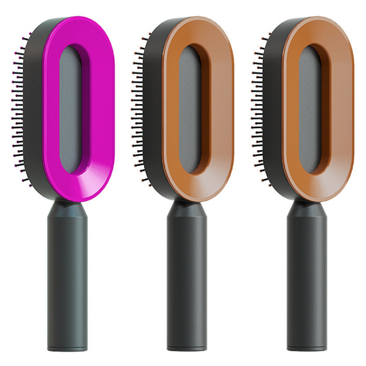 The SilkGlide™ Self-Cleaning Hairbrush