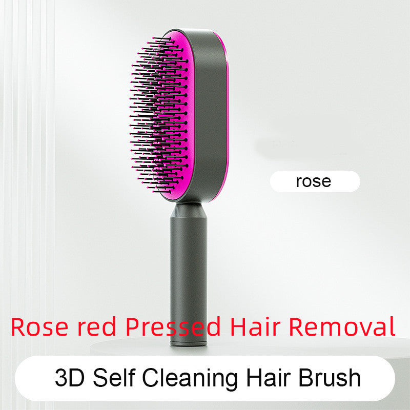 The SilkGlide™ Self-Cleaning Hairbrush