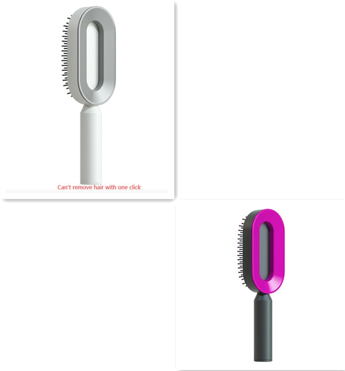 The SilkGlide™ Self-Cleaning Hairbrush